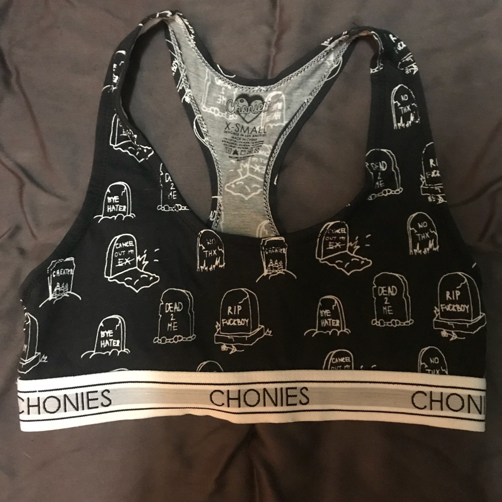 NWOT Chonies tombstone cami bra
